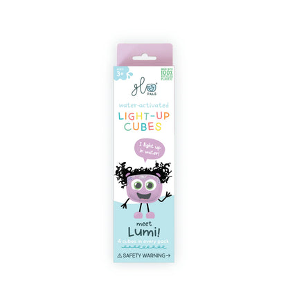 Glo Pals® Original Light-Up Cubes 4-Packs - Lumi – Purple
