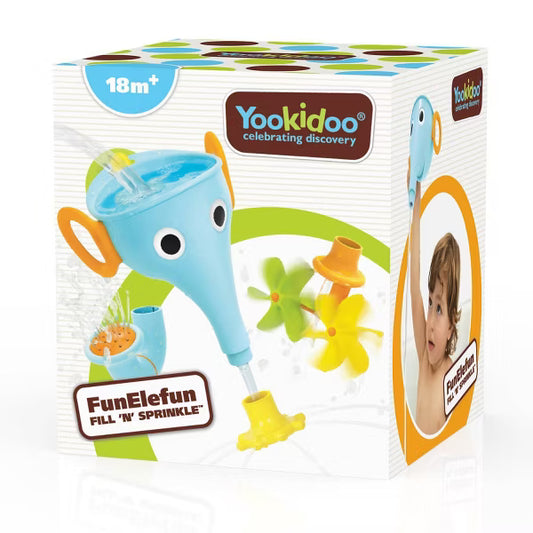 Yookidoo FunElefun Fill 'N' Sprinkle Bath Toy - Blue