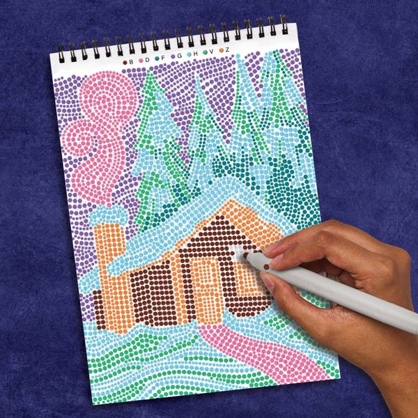 Lifelines® FlowArt™ - Dot-By-Letter, Snowed In