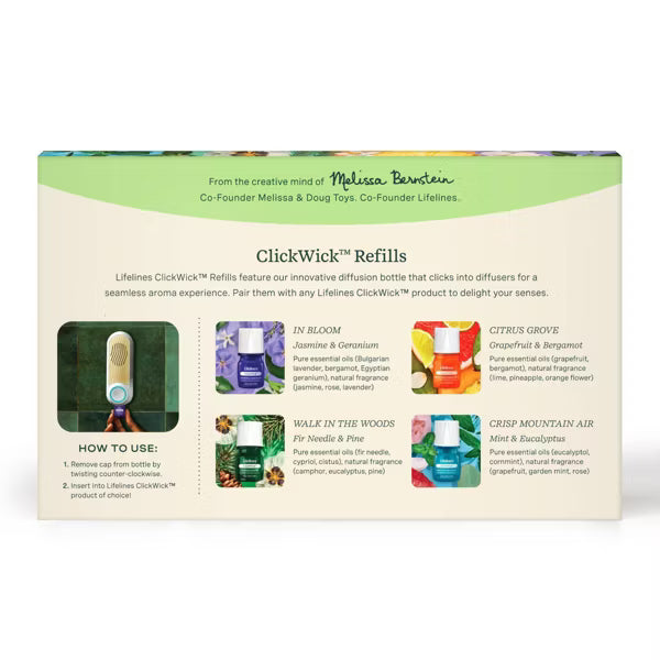 Lifelines® ClickWick™ - 4 pk Refills - Discovery Set