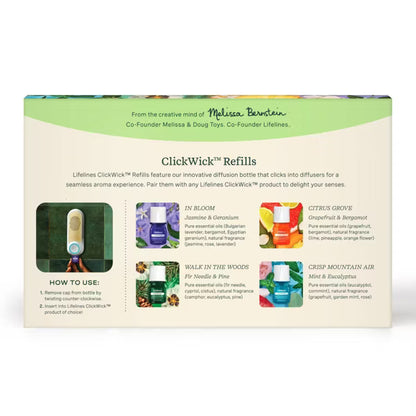 Lifelines® ClickWick™ - 4 pk Refills - Discovery Set
