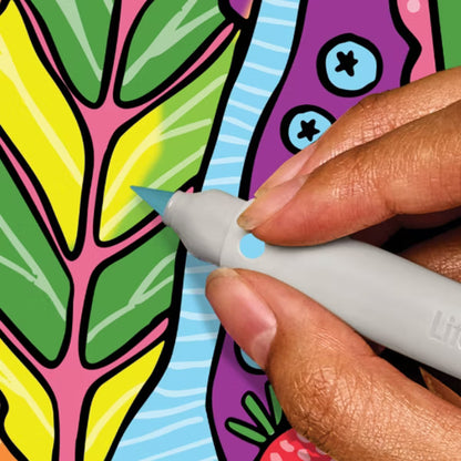 Lifelines® FlowArt™ - Hidden Patterns, Color-to-Reveal Foody Fun
