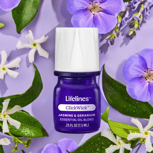 Lifelines® ClickWick™ In Bloom Refill - Jasmine & Geranium - For Candle/Plant/Shower Diffusers (Copy)