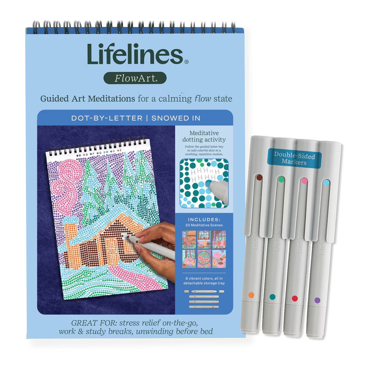 Lifelines® FlowArt™ - Dot-By-Letter, Snowed In