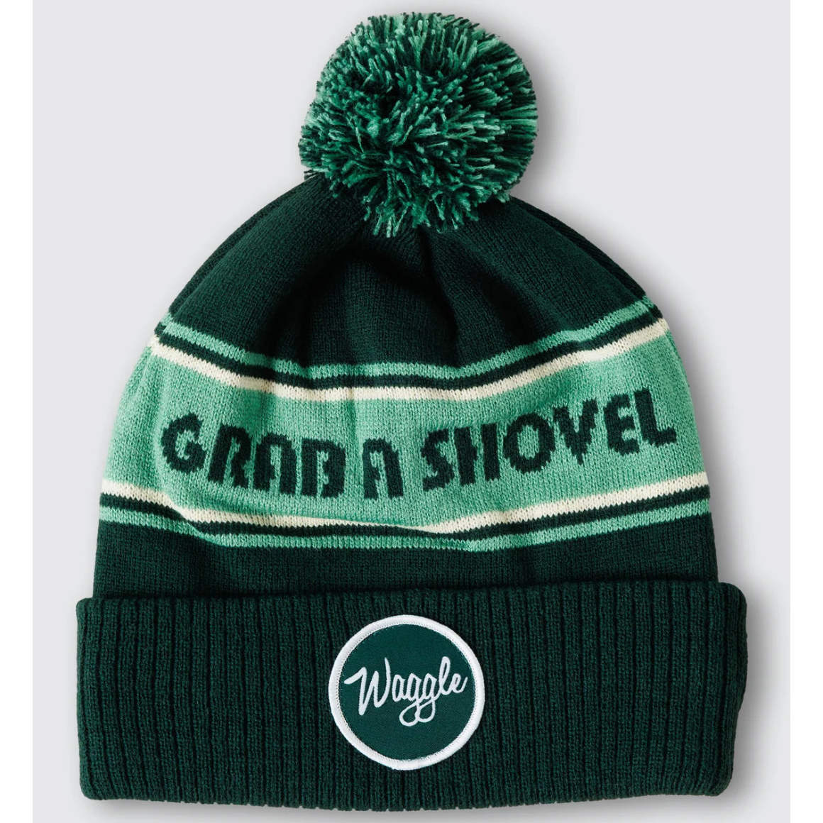 Waggle Pom Beanie - Grab a Shovel