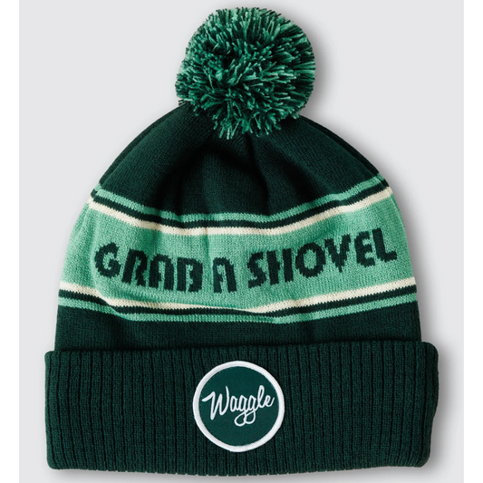 Waggle Pom Beanie - Grab a Shovel