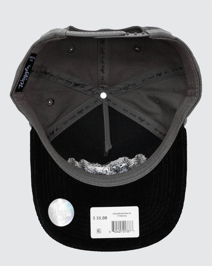 Waggle Corduroy Brim Hat - Grizz