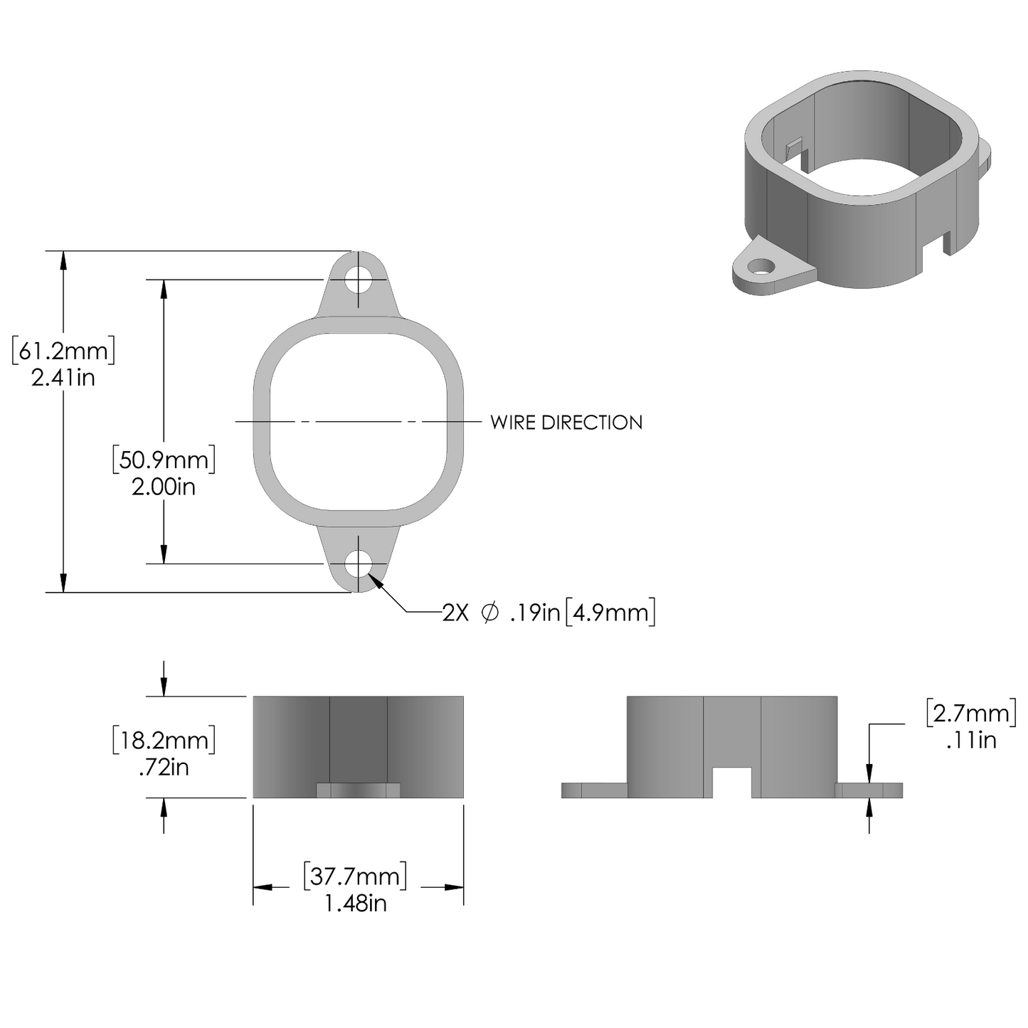 Mounting Brackets for Govee PRO Permanent Outdoor Lights (H706 H806)