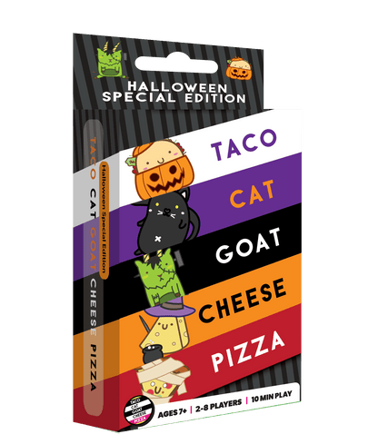 Taco Cat Goat Cheese Pizza Halloween Edition - Card Game
