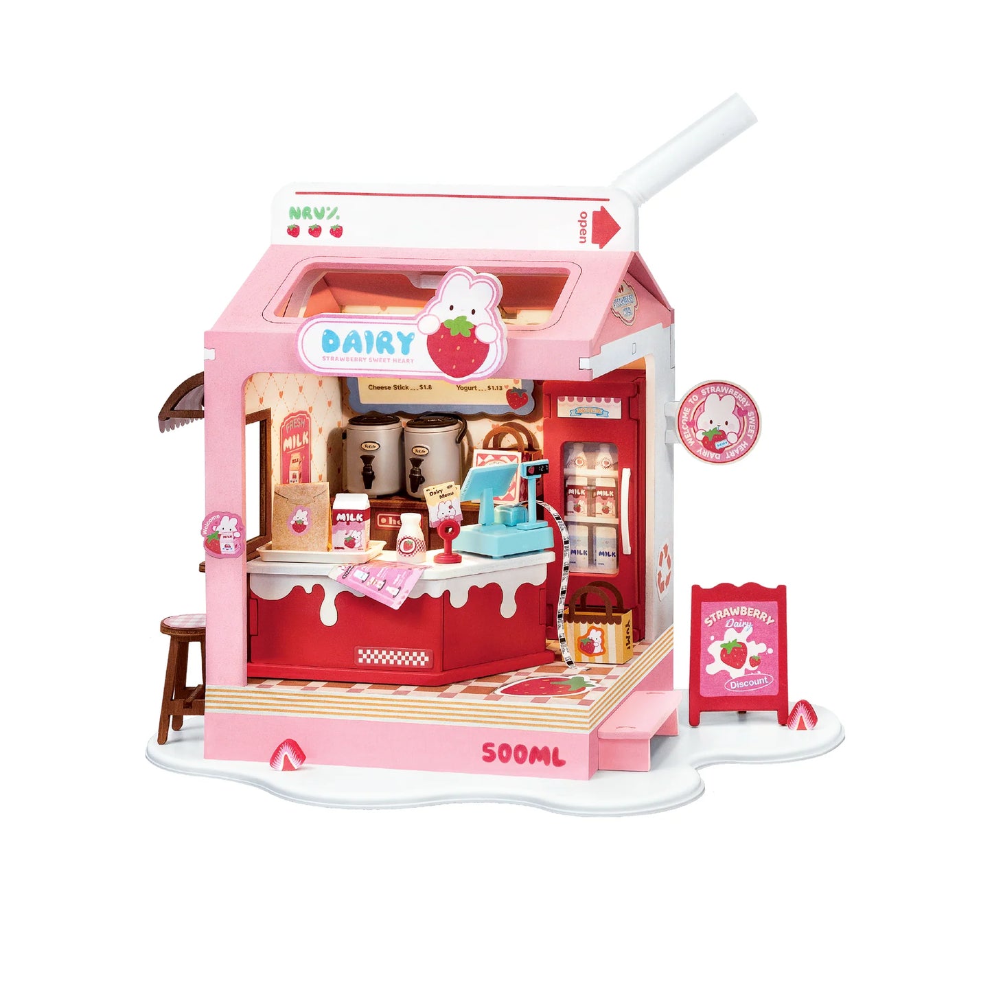Hands Craft | Strawberry Milk Box