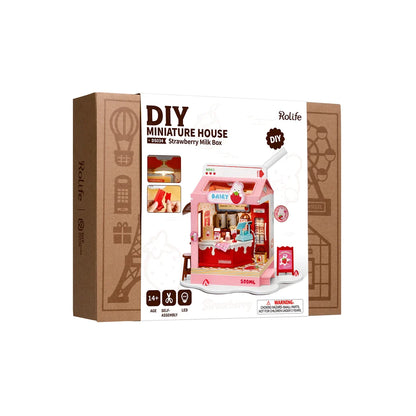 Hands Craft | Strawberry Milk Box
