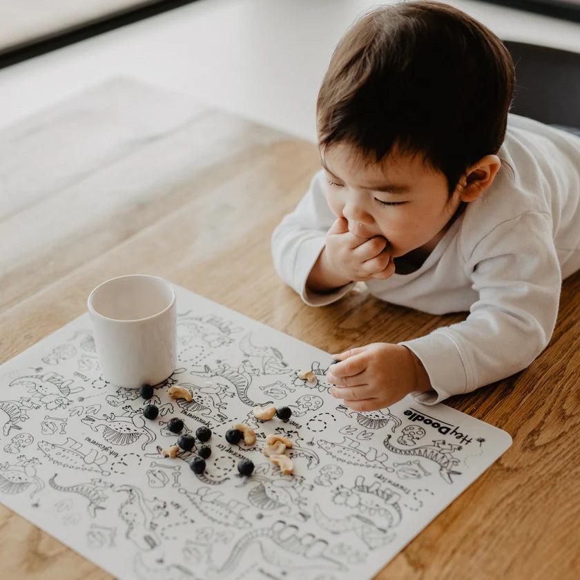 Reusable Silicone Activity Mat - Into the Wild Classic Coloring & Doodle Mat