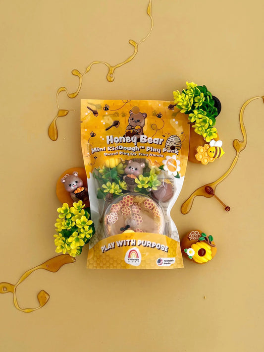 KidDough Honey Bear Mini Play Pack