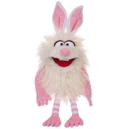Living Puppets 14-Inch Plush Bunny Rabbit "Furball" Hand Puppet