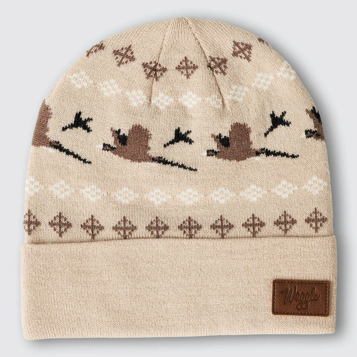 Waggle Wool Beanie - Hunting Birdies