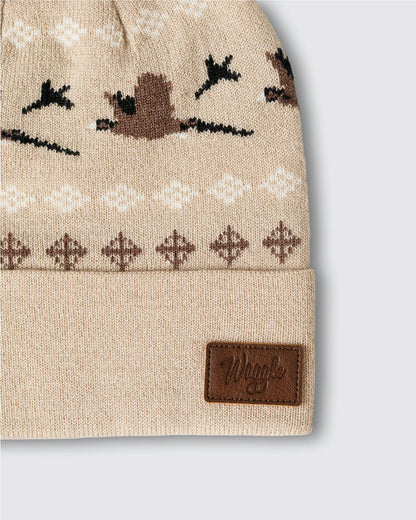 Waggle Wool Beanie - Hunting Birdies