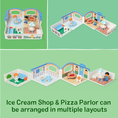 Melissa and Doug - Cheery Lane Ice Cream & Pizza Play Set
