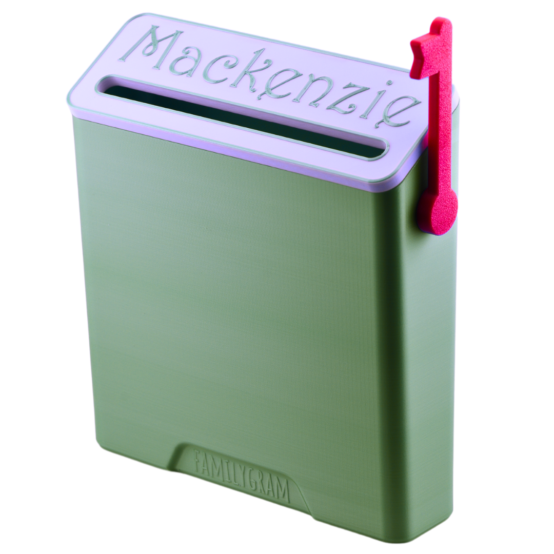 Personalized Mini Mailbox – Kids Room, Classroom, Home Office – 3D Printed