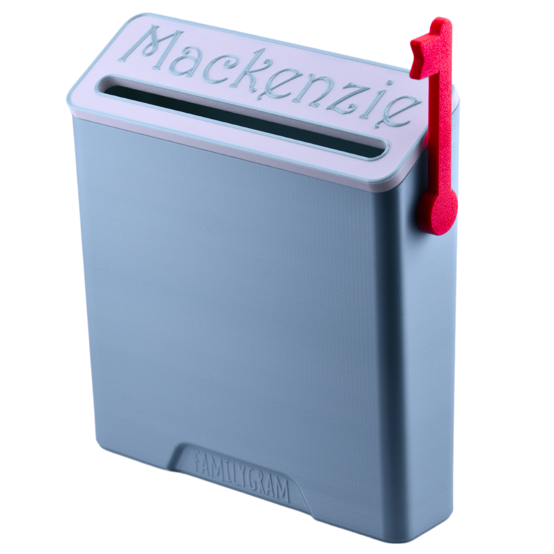 Personalized Mini Mailbox – Kids Room, Classroom, Home Office – 3D Printed
