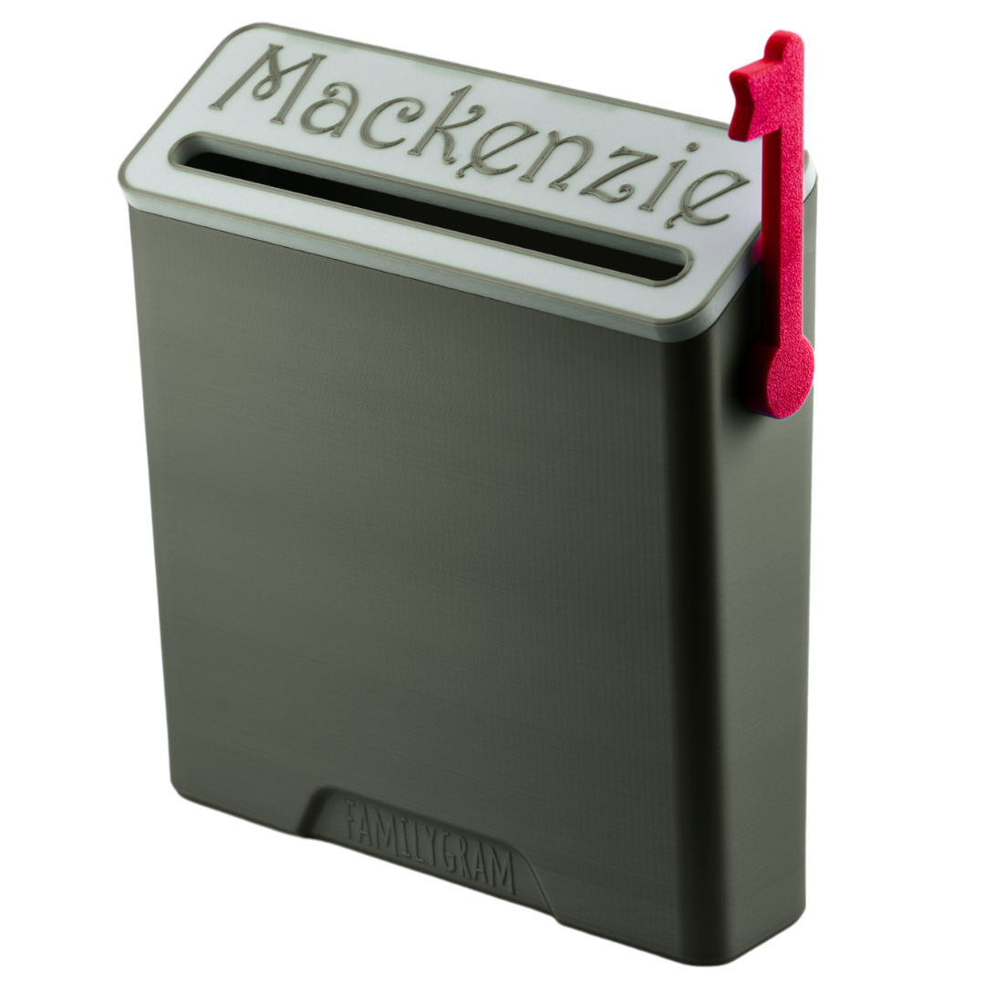 Personalized Mini Mailbox – Kids Room, Classroom, Home Office – 3D Printed