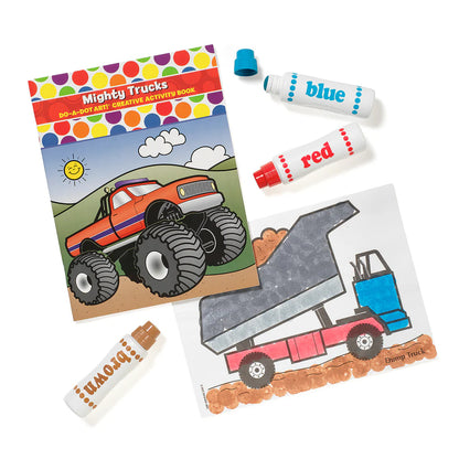 DO•A•DOT ART!  Mighty Trucks Creative Activity Book