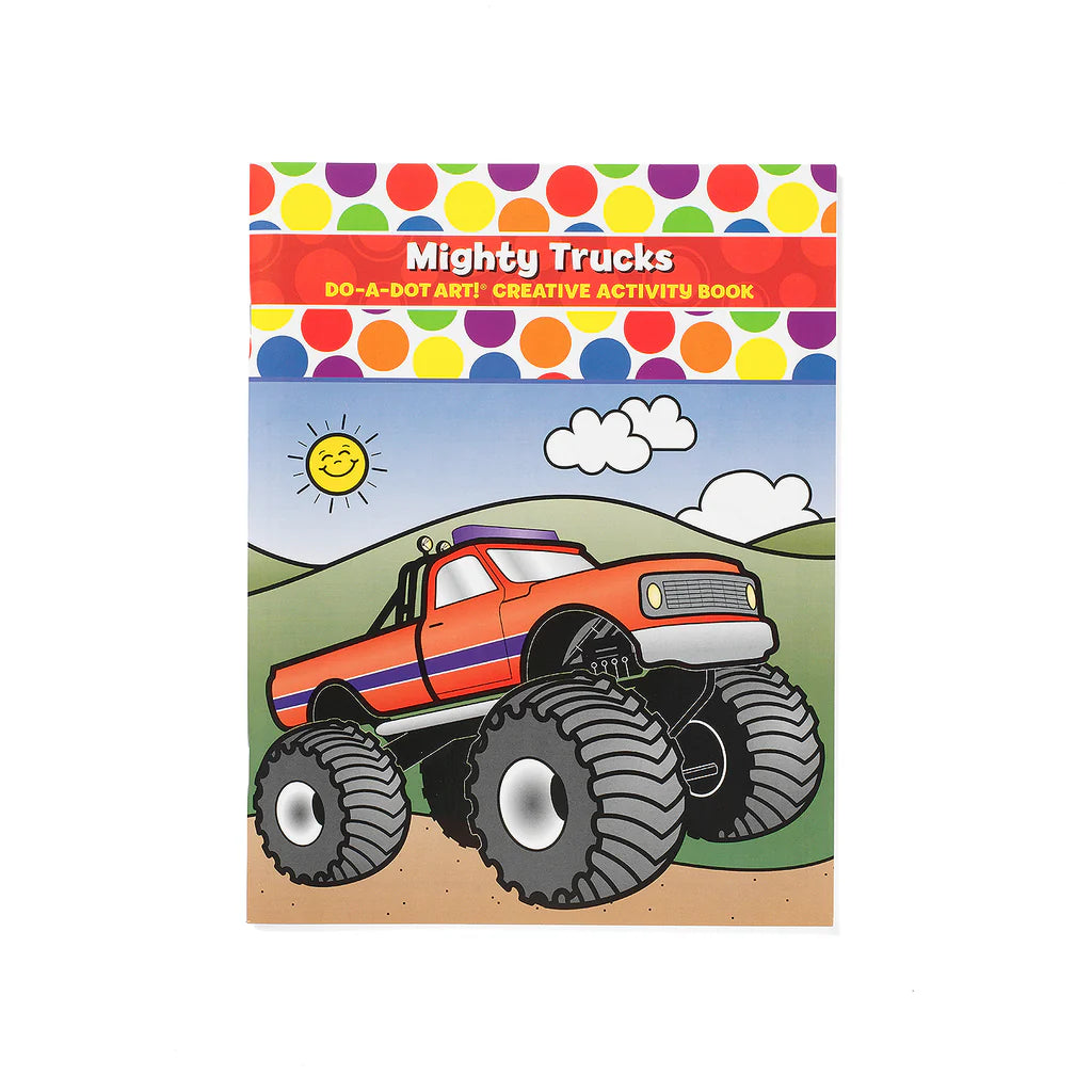 DO•A•DOT ART!  Mighty Trucks Creative Activity Book