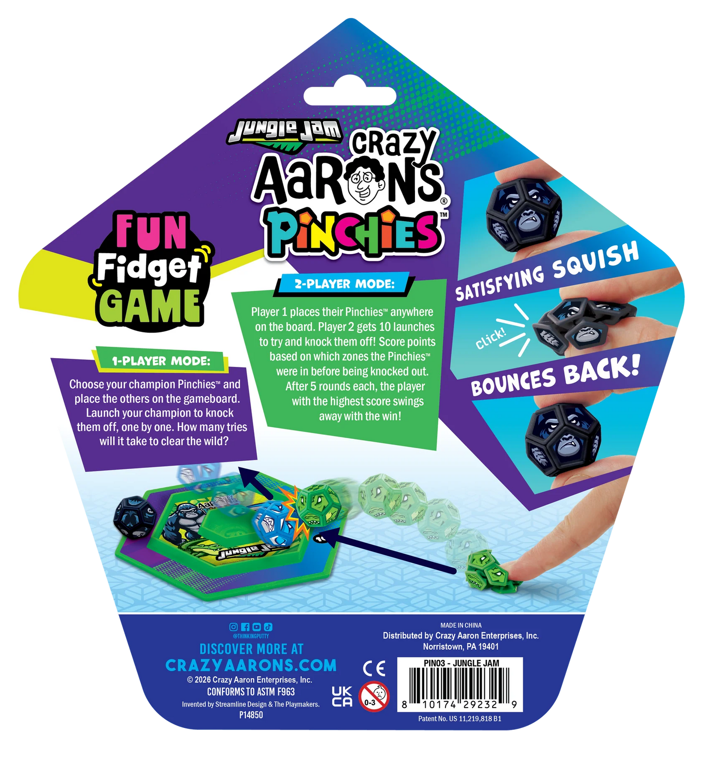 Pinchies by Crazy Aaron's - Jungle Jam