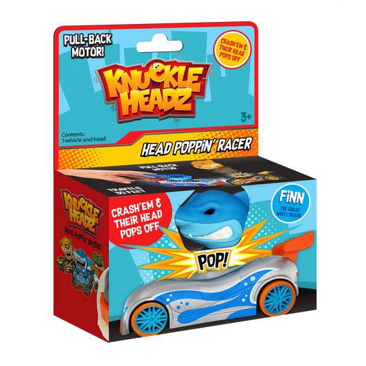 Knuckle-Headz Head Poppin' Car (Shark)