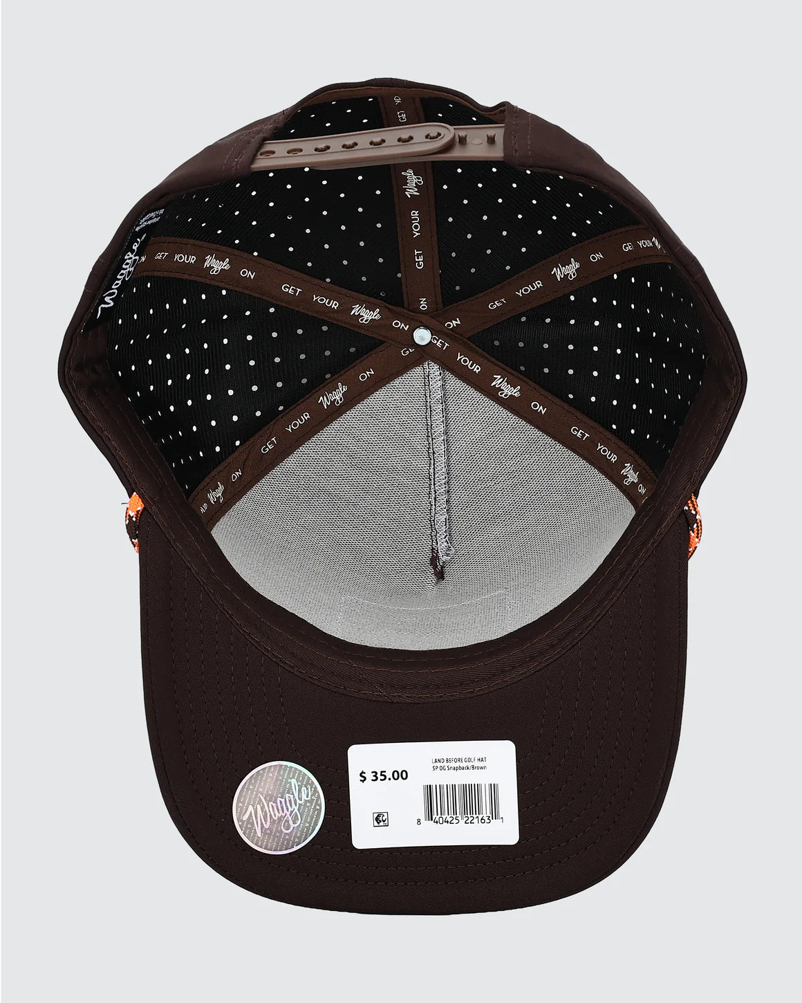 Waggle Original Snapback Hat - Land Before Golf