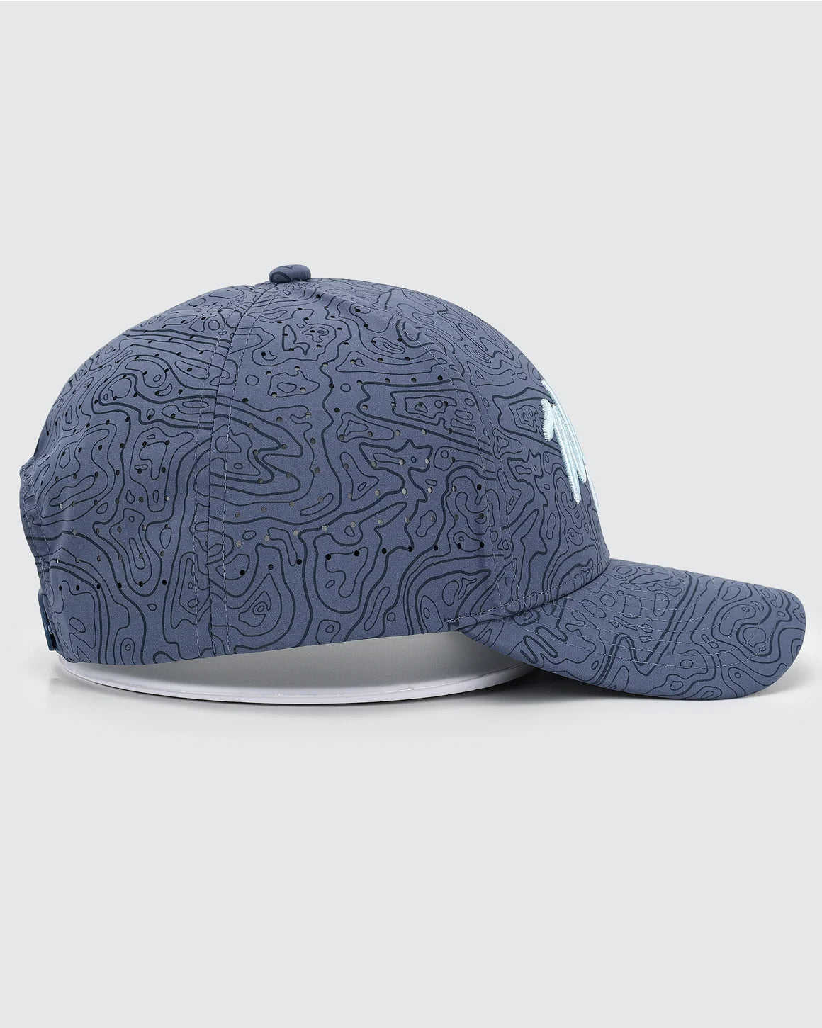 Waggle Low-Profile Snapback Hat - Loon Lake Topographic