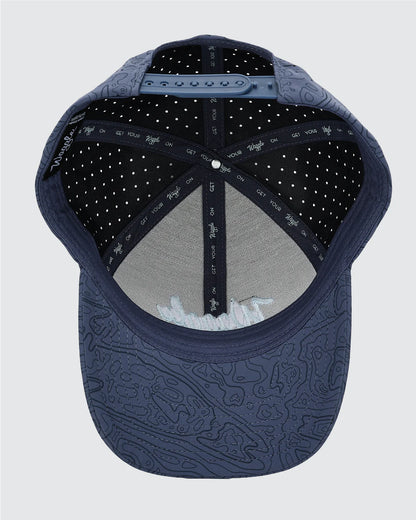 Waggle Low-Profile Snapback Hat - Loon Lake Topographic