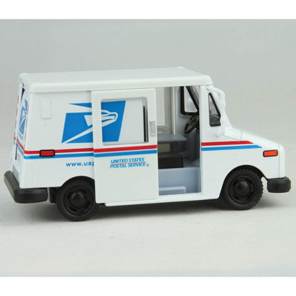 Diecast Mail Truck – USPS Pull-Back Toy Vehicle