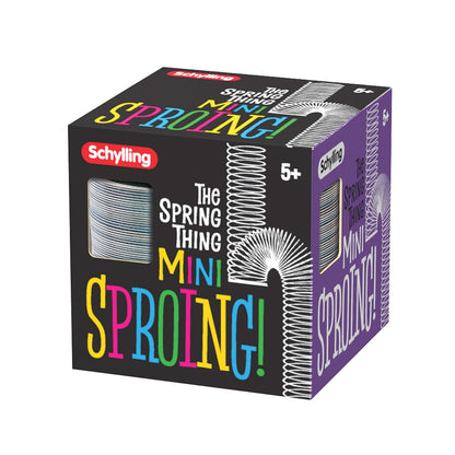 Schylling Mini Sproing – Classic Mini Metal Walking Spring Toy