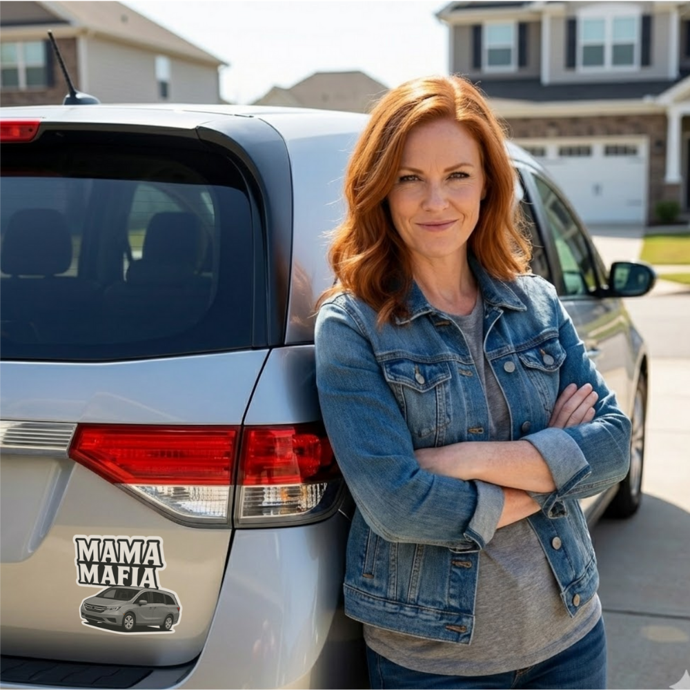 MAMA MAFIA Magnetic Bumper Sticker