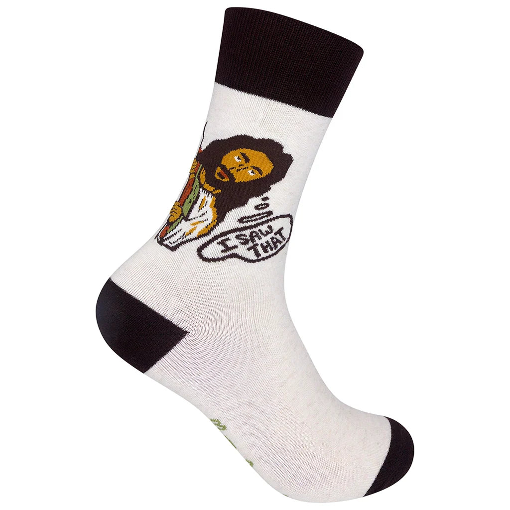 Nice Enough Socks – I Saw That (Jesus) – Funny Novelty Crew Socks