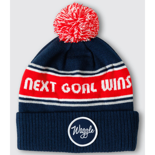 Waggle Pom Beanie - Next Goal Wins