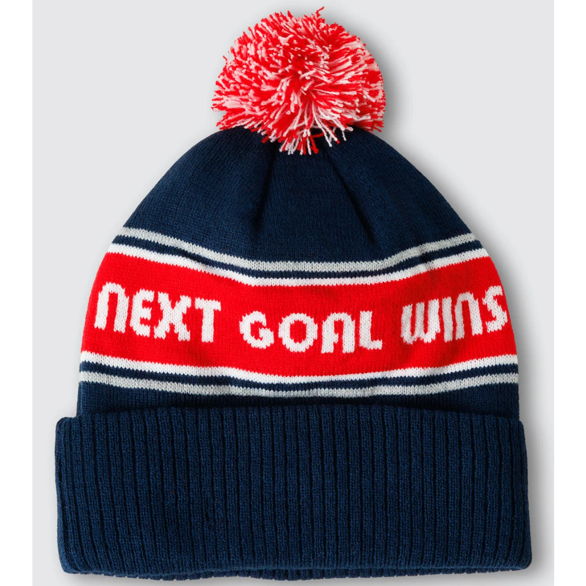 Waggle Pom Beanie - Next Goal Wins