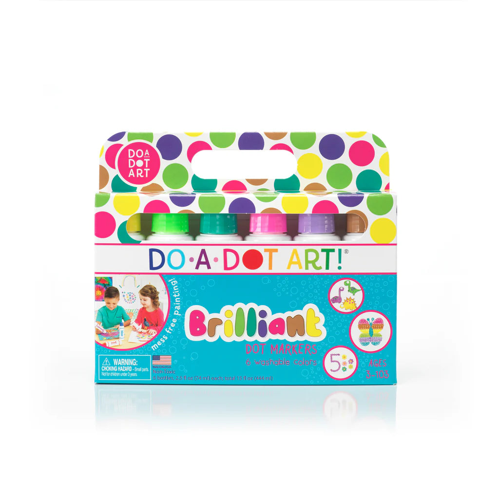 DO•A•DOT ART!  Brilliant Dot Markers  6 PACK