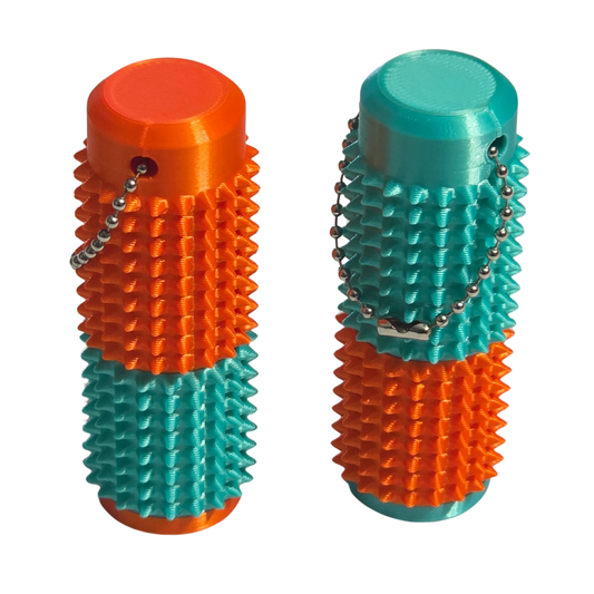 Spikey Pain Stim Sensory Seeking Fidget Keychain – 3.5 inch – Assorted Colors