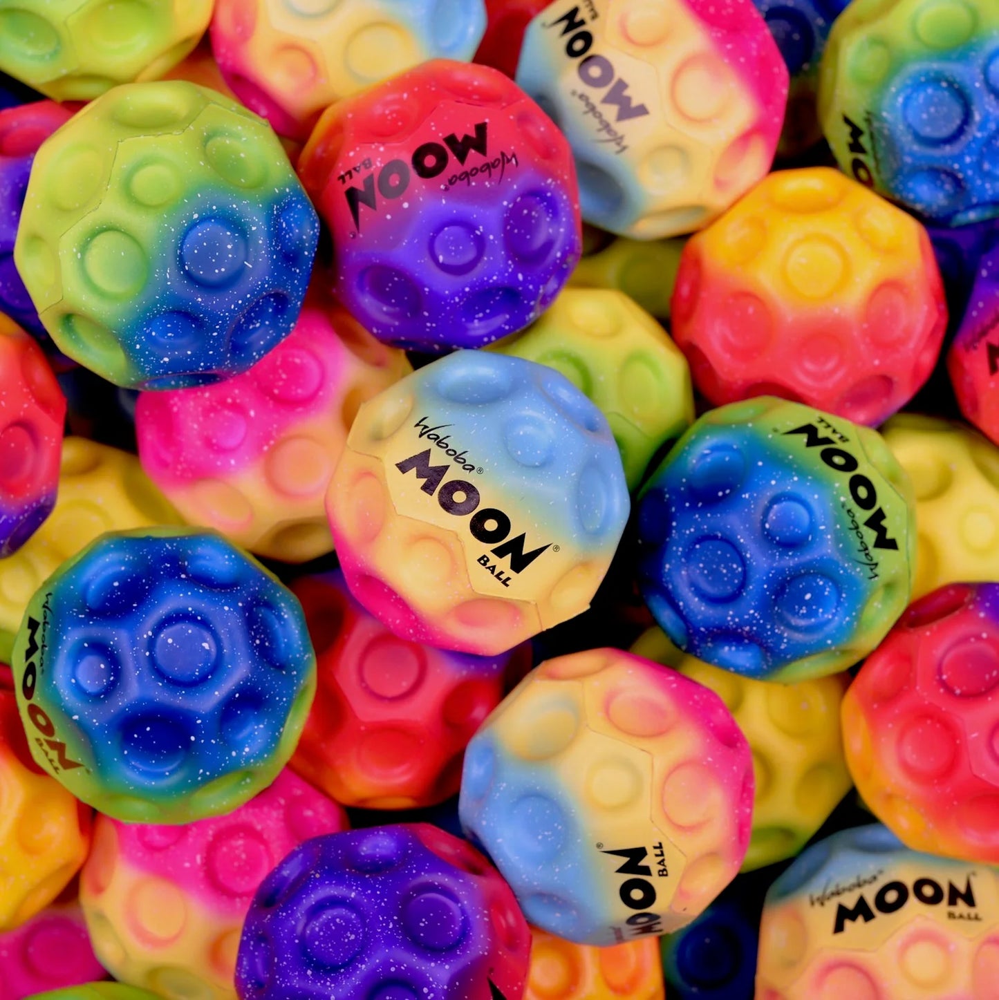 Waboba Moon Ball Hyper Bouncy Ball - Rainbow (Assorted Colors)