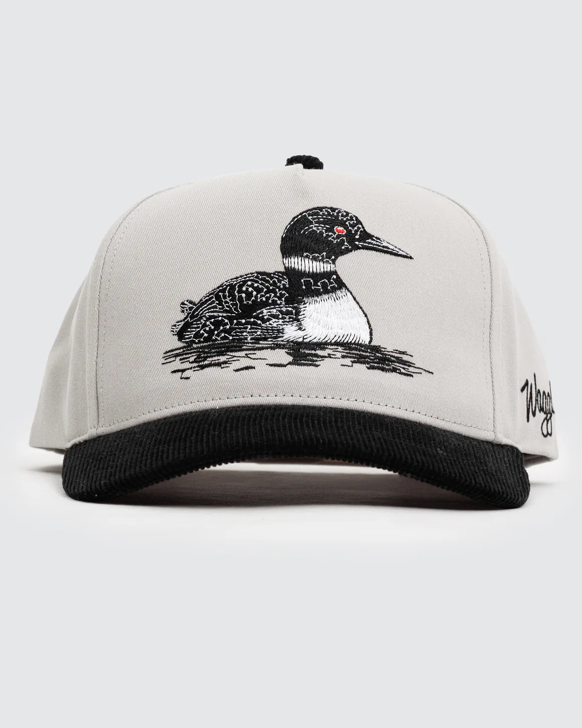 Waggle Corduroy Brim Hat - Red Eye