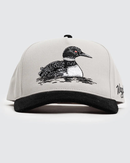 Waggle Corduroy Brim Hat - Red Eye