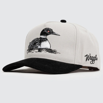 Waggle Corduroy Brim Hat - Red Eye