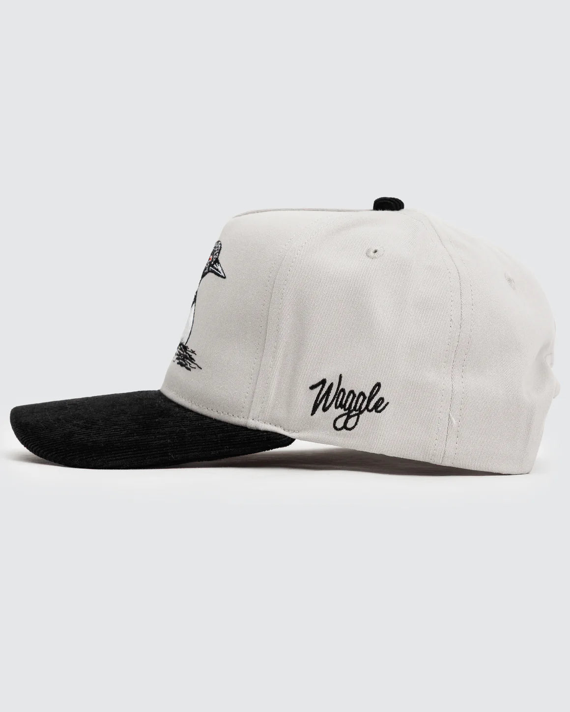 Waggle Corduroy Brim Hat - Red Eye