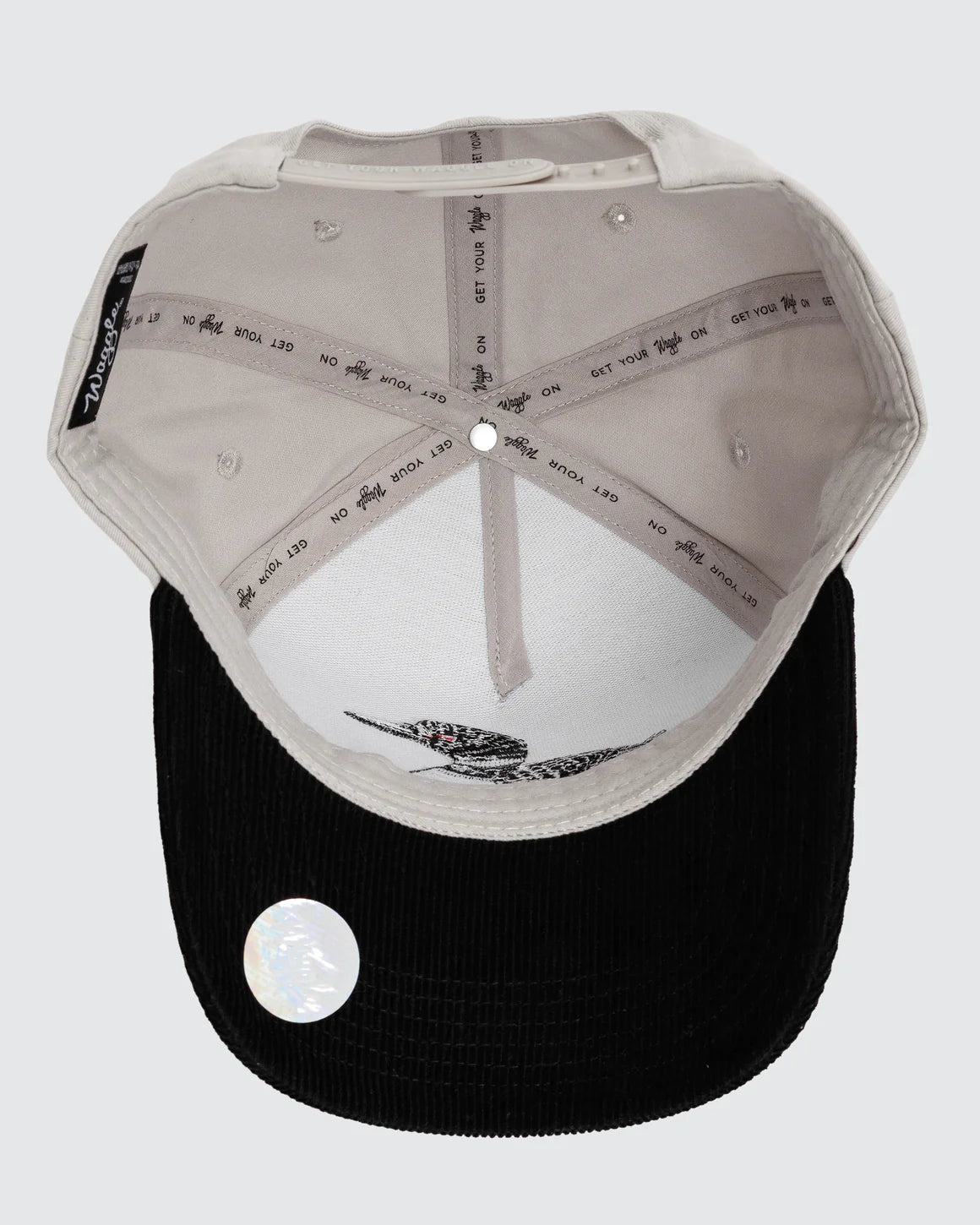 Waggle Corduroy Brim Hat - Red Eye