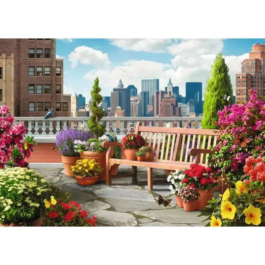 Ravensburger - Rooftop Garden - 500 Piece Puzzle