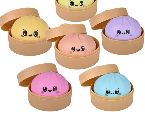 Squishy Mystery Dumpling - Marshmallow Assorted Colors 3.5"