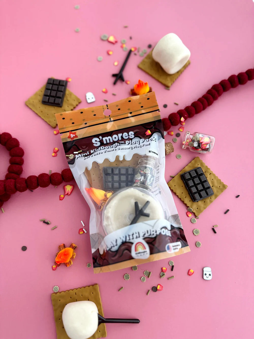 KidDough S'mores Mini Play Pack