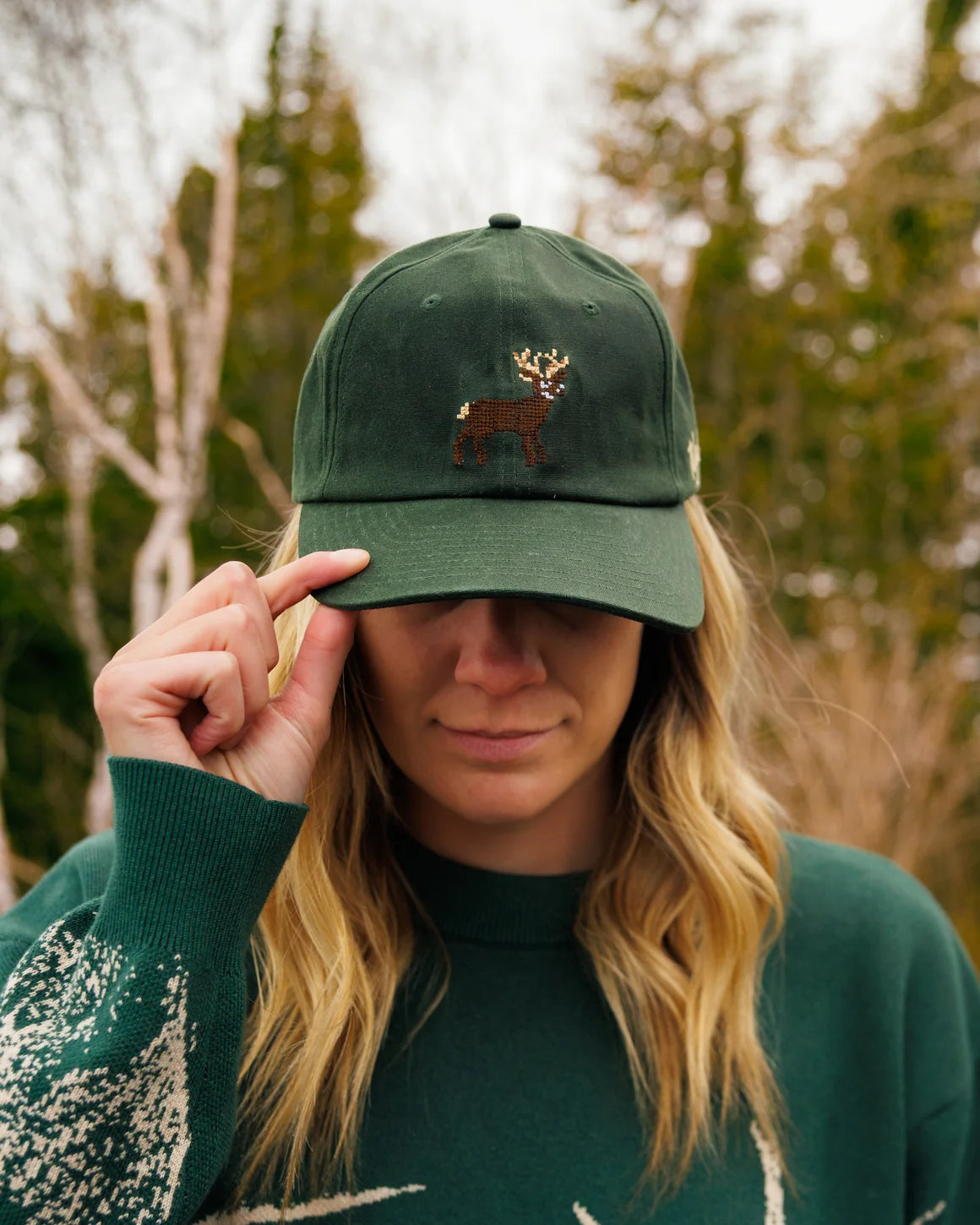 Waggle Waxed Canvas Hat - Stag