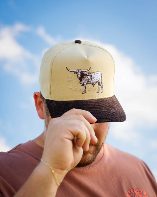 Waggle Corduroy Brim Hat - Steer